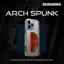 Load image into Gallery viewer, Skinarma Spunk Universal Grip Stand - Orange
