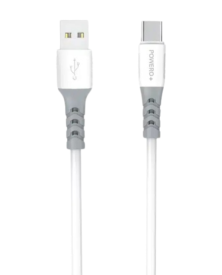 Powero+ Fine Series USB-A to Type-C Cable 1M