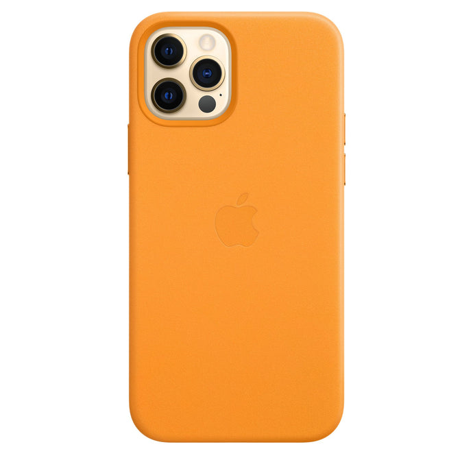 iPhone 12/12Pro Leather Case - Yellow