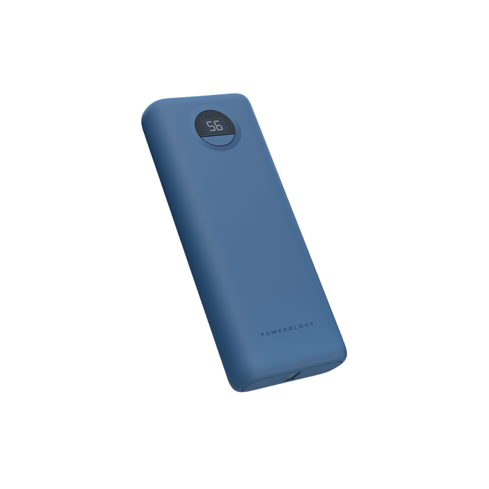 Powerology 20000mAh Compact 30w PD Power Bank – Blue