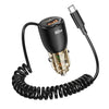 Porodo 110W Dual Port Transparent Car Charger