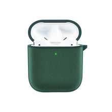 Load image into Gallery viewer, Wiwu Calfskin Genuine Leather Airpods 1/2 Case-Green

