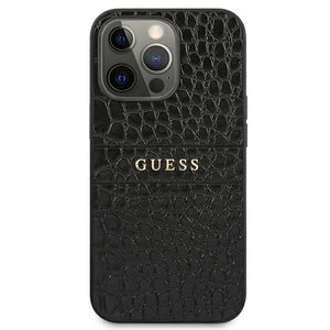 Guess Leather Case For 13 ProMax - Black