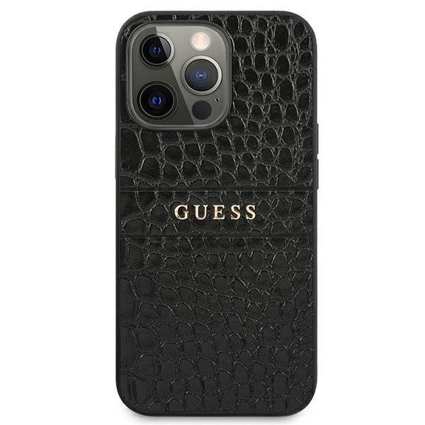 Guess Leather Case For 13 ProMax - Black