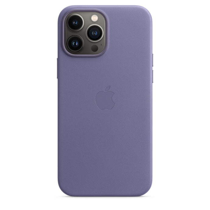 iPhone 13 Pro Leather Case  - Purple