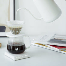 Load image into Gallery viewer, Time More Black Mirror Nano Coffee Weighing Panel - White
