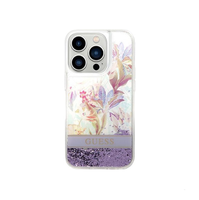 Guess Liquid Glitter Case For 14 Pro Max - FLSU