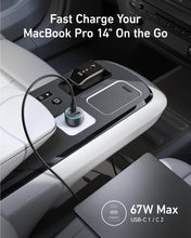Load image into Gallery viewer, Anker 335 Car Charger 67W with cable USB-C to USB-C
