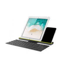 Load image into Gallery viewer, Green Multi Functional Rollable Wireless Keyboard(Black)
