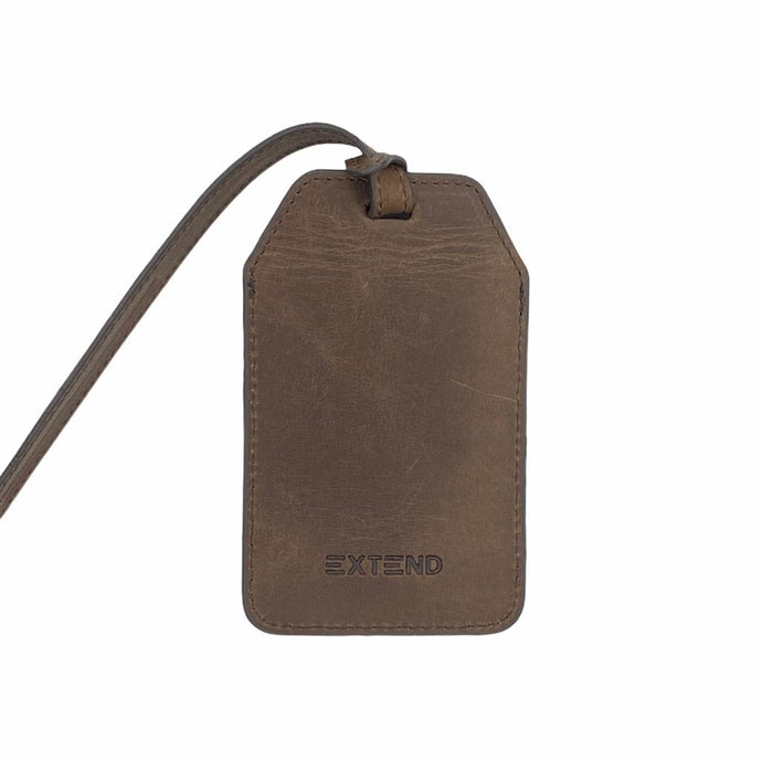 EXTEND Genuine Leather Bag tag 5266-02 (Brown)
