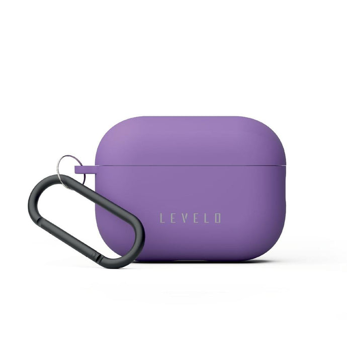 Levelo Gorra Silicone Airpods Pro 2 Case - Purple