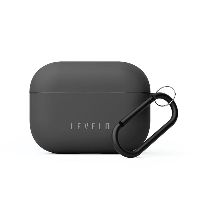 Levelo Gorra Silicone Airpods Pro Case - Black