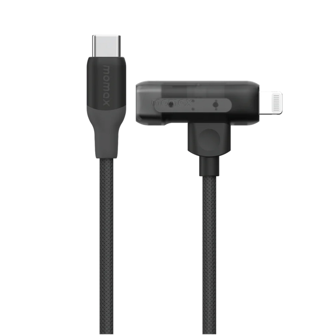 Momax 1-Link Flow Duo 2-in-1 USB-C Lightning 1.5m Braided Cable