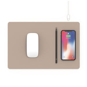 Pout Hands 3 Pro Fast Wirless Charging Mouse Pad (Latte Cream)