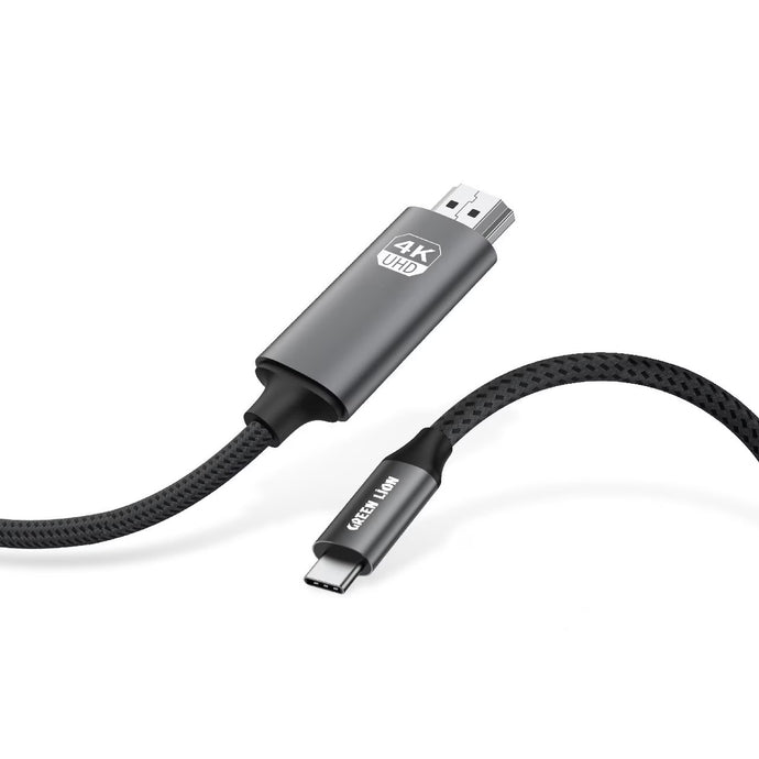 Green Lion 4K USB-C TO HDMI Cable 2M-Black