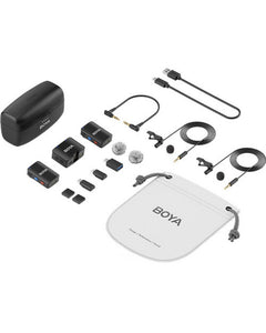 Boya 3-in-1 Wireless Microphone With Onboard Recording Boyamic