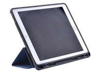 Load image into Gallery viewer, Comma New iPad 9.7 Protective Case with Pencil Slot (Blue)
