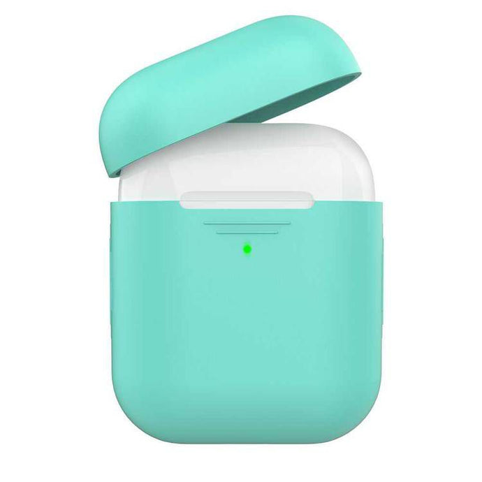 AHA Style Case For Airpods 1/2 Front Led Visible-Green