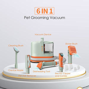 Molypet 6-IN-1 Pet Grooming Vacuum Cleaner