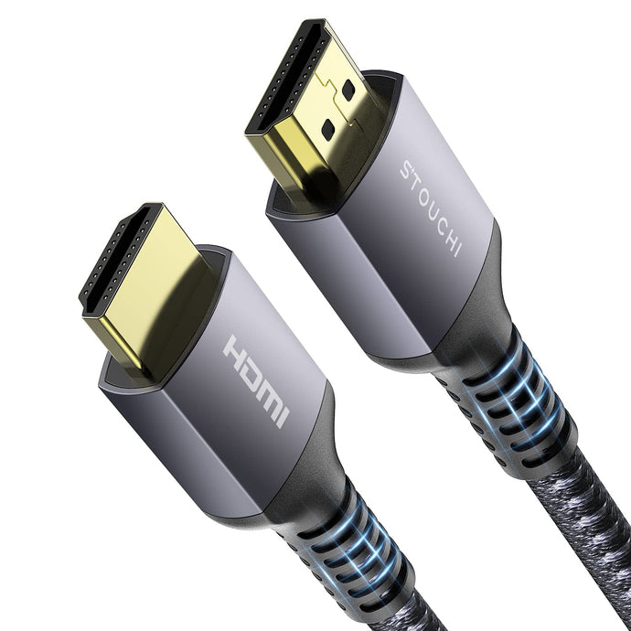 Powero Plus Visual 8K Braided HDMI Cable 5M-Gray