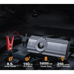 Green Lion Portable Jump Starter With Air Pump