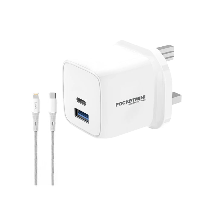 Pawa PocketMini Travel Charger PD20W-White