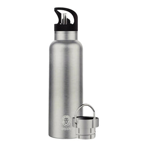 Green Vacuum Flask 600ml - Silver
