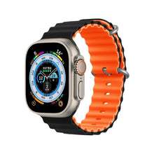 Load image into Gallery viewer, Pawa London Ocean Strap For 42/44/45-Black/Orange
