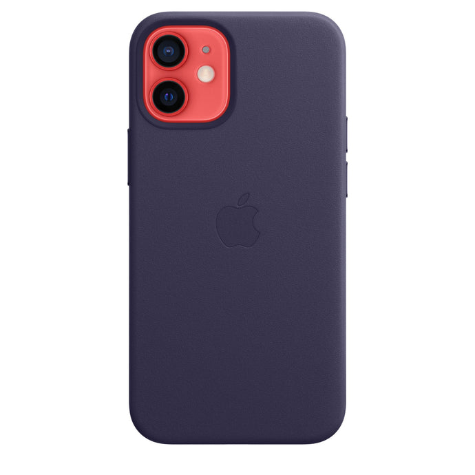 iPhone 12 Mini Leather Case - Navy Blue