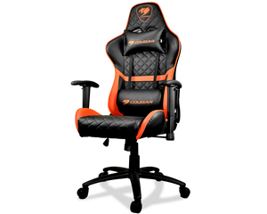 Armor one cougar gaming chair sku:37387 - Black