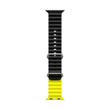 Load image into Gallery viewer, Pawa London Ocean Strap For 42/44/45-Black/Yellow
