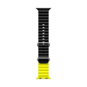 Pawa London Ocean Strap For 42/44/45-Black/Yellow