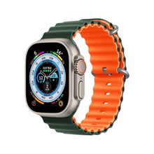 Load image into Gallery viewer, Pawa London Ocean Strap For 42/44/45-Green/Orange
