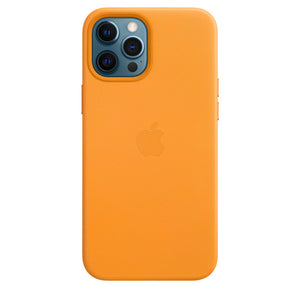 iPhone 12 ProMax Leather Case - Yellow