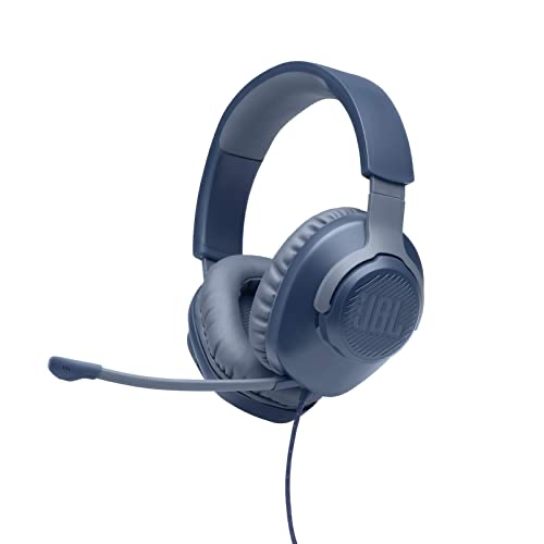 JBL Quantum100 Wired Gaming Headphone - Blue