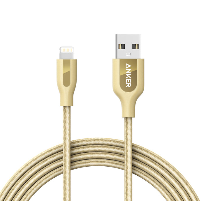Anker Powerline 0.9m lightning cable - Gold