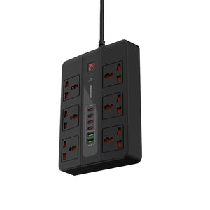 Porodo Multi-Port Super Hub 2M - Black
