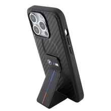 Load image into Gallery viewer, BMW Grip Stand Case for 15 Pro - Carbon
