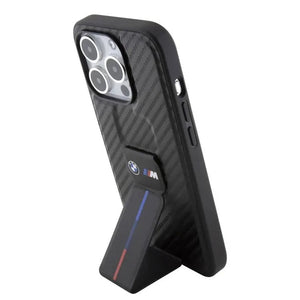 BMW Grip Stand Case for 15 Pro - Carbon