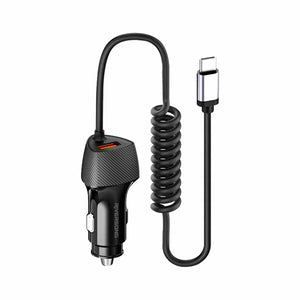 Riversong Safari C3 Fast Car Charger Built-in Type-C Cable