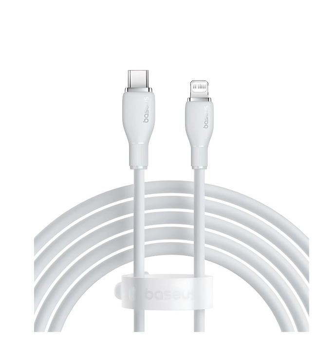 Baseus Pudding Series Fast Charging Cable USB-C To Lightning 1.2M-White