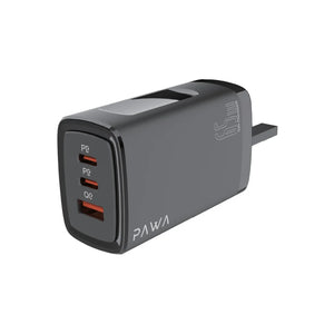 Pawa Solid Travel Charger Dual PD & QC Port GaN 65W