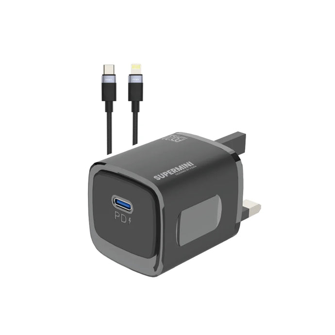 Pawa Supermini Travel Charger USB-C to Lightning PD20W