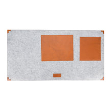 Load image into Gallery viewer, EXTEND Genuine Leather Desk Pad-Light Gray
