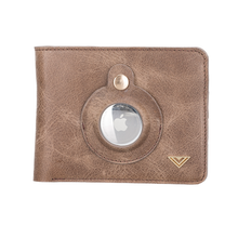 Load image into Gallery viewer, Moccow Edition - EXTEND Genuine Leather AirTag Wallet
