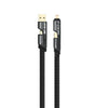 Green Lion 2 IN 2 Braided USB-A To Lightning-Black