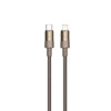 Green Lion Desert Spark Cable USB-C to Lightning 1M-Titanium