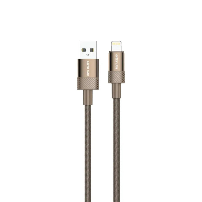 Green Lion Desert Spark Cable USB-A to Lightning 1M-Titanium
