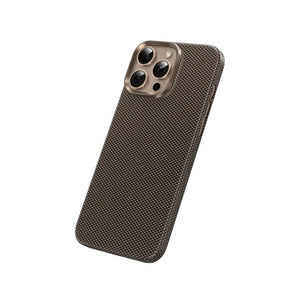 Green Lion Magsafe Kevlar Case For 16 Pro Max-Gold