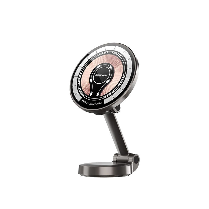 Green Lion MagPro Charger Mount 15W Wireless Charger - Black